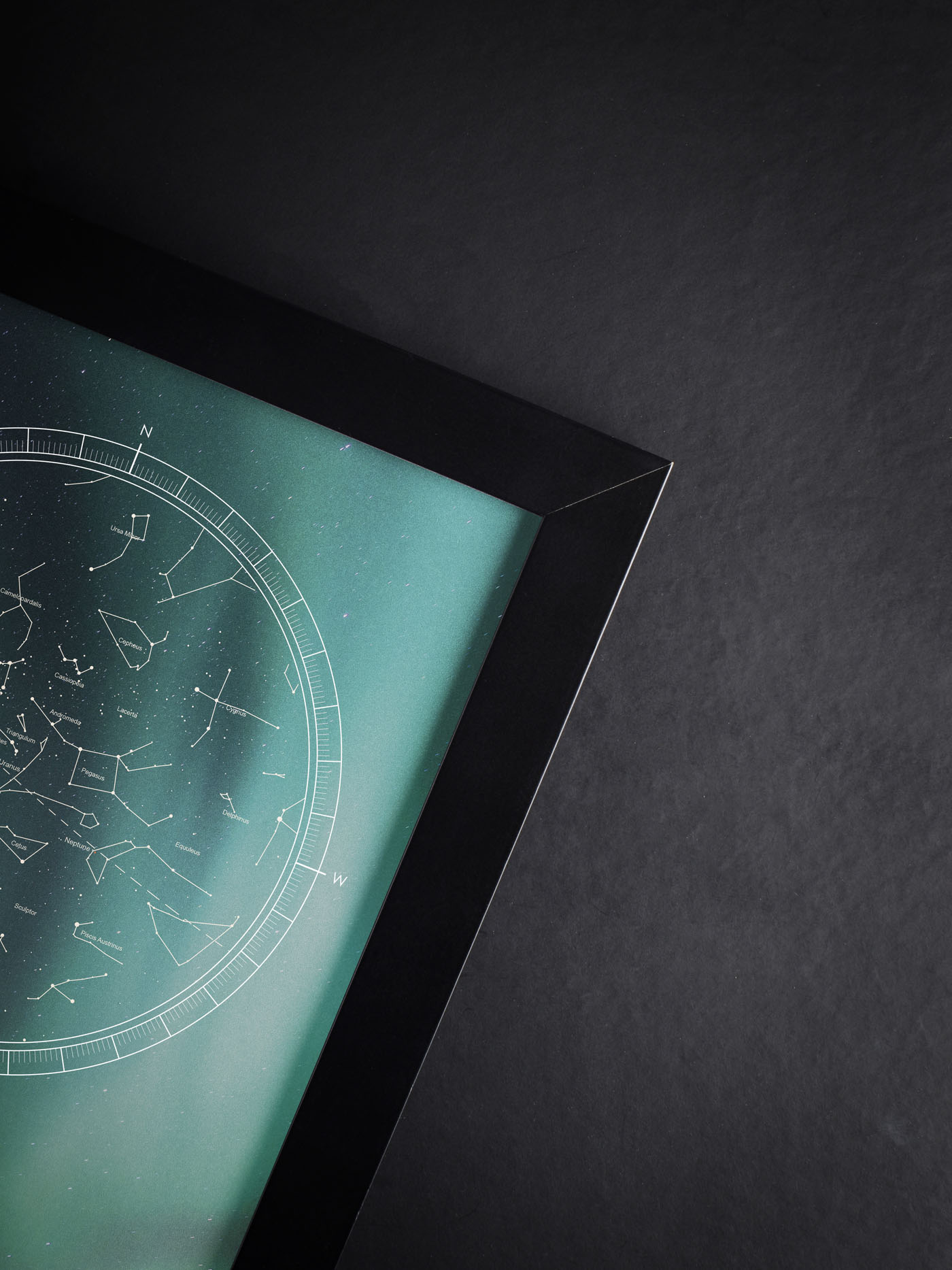 Personalised Star Map Frame - Aurora Man
