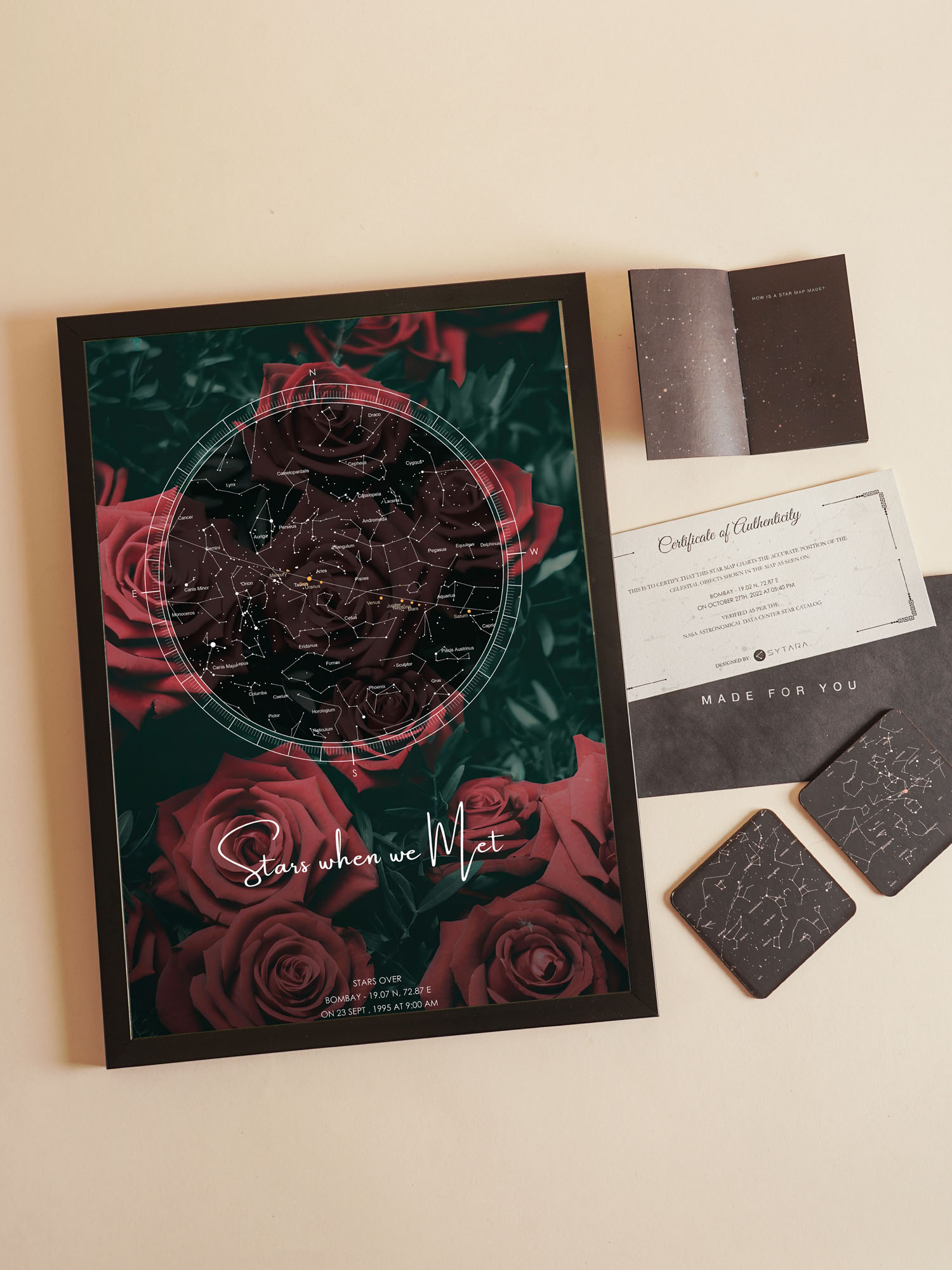 Star map Frame Crimson Affection