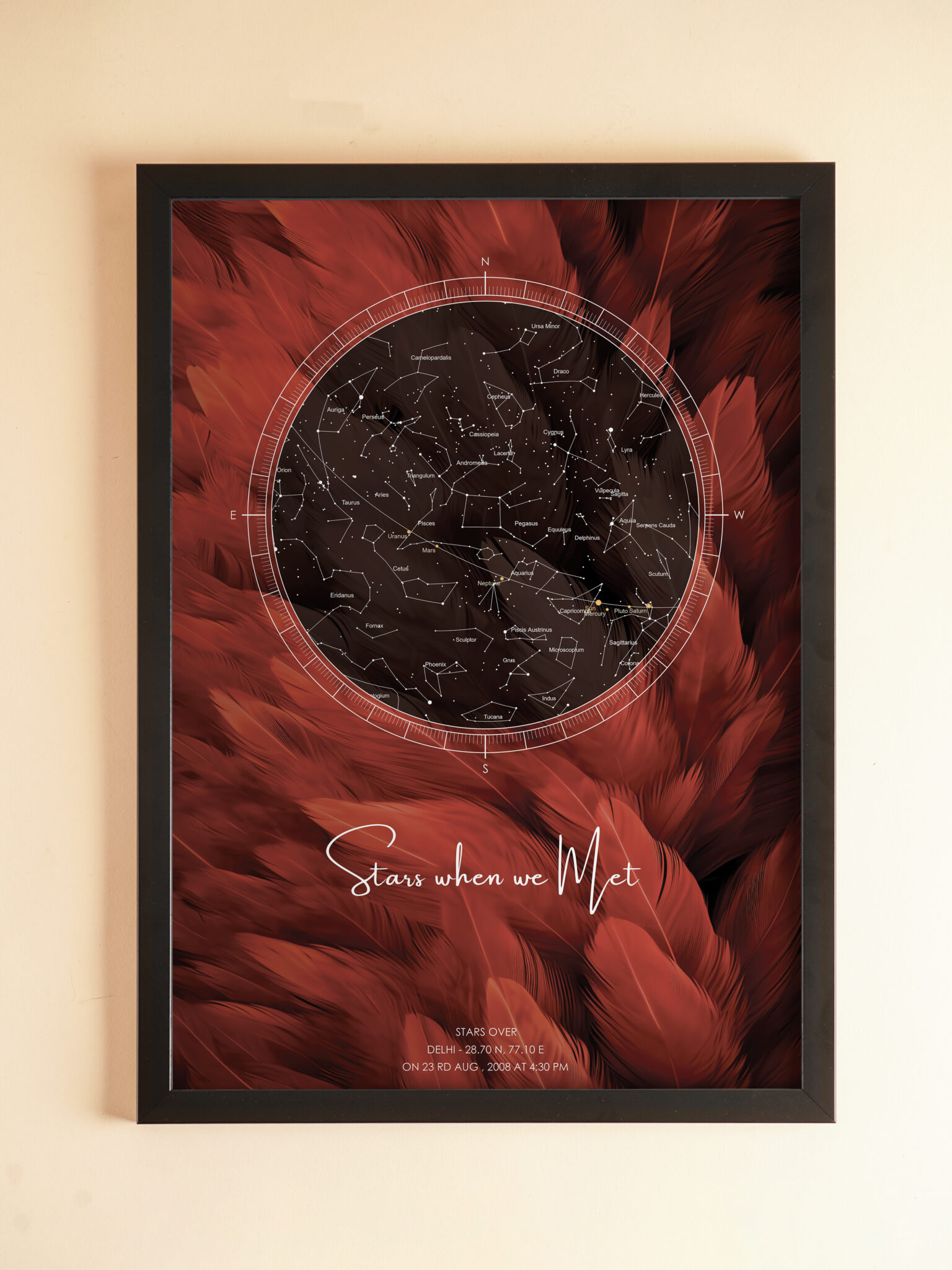 Star Map Frame