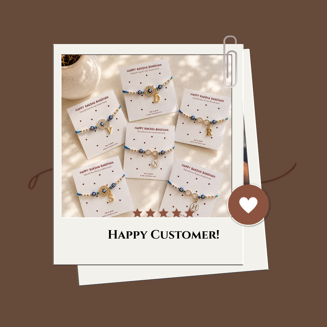 Personalized Evil Eye Thread Rakhi