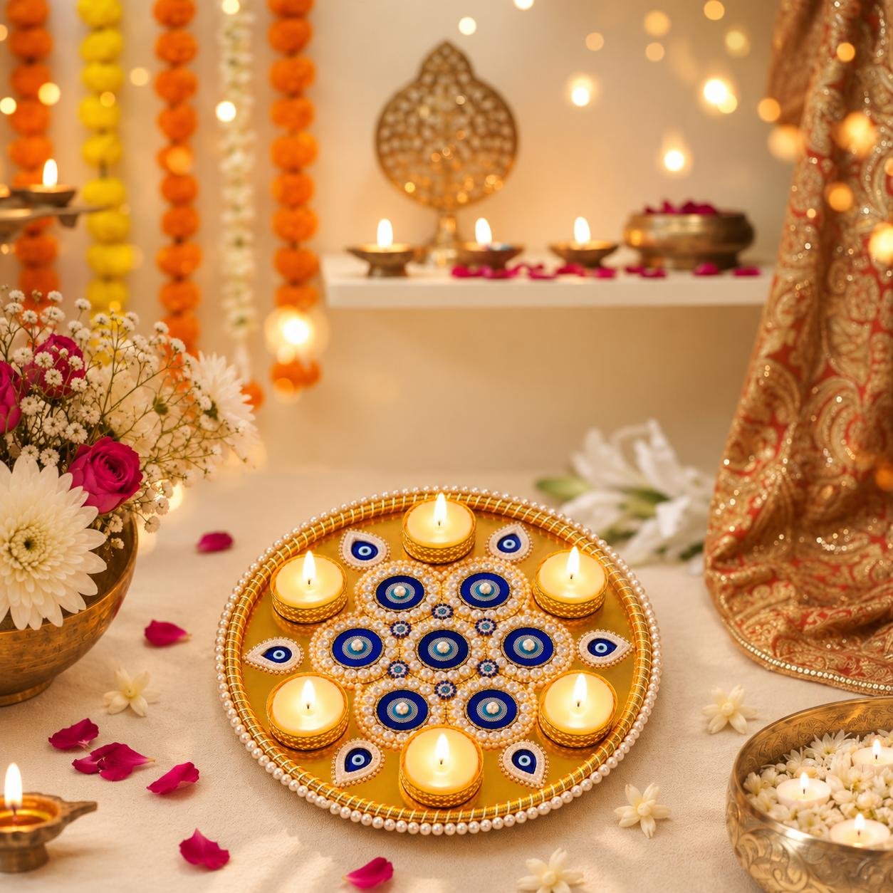 Rangoli Diya Mats