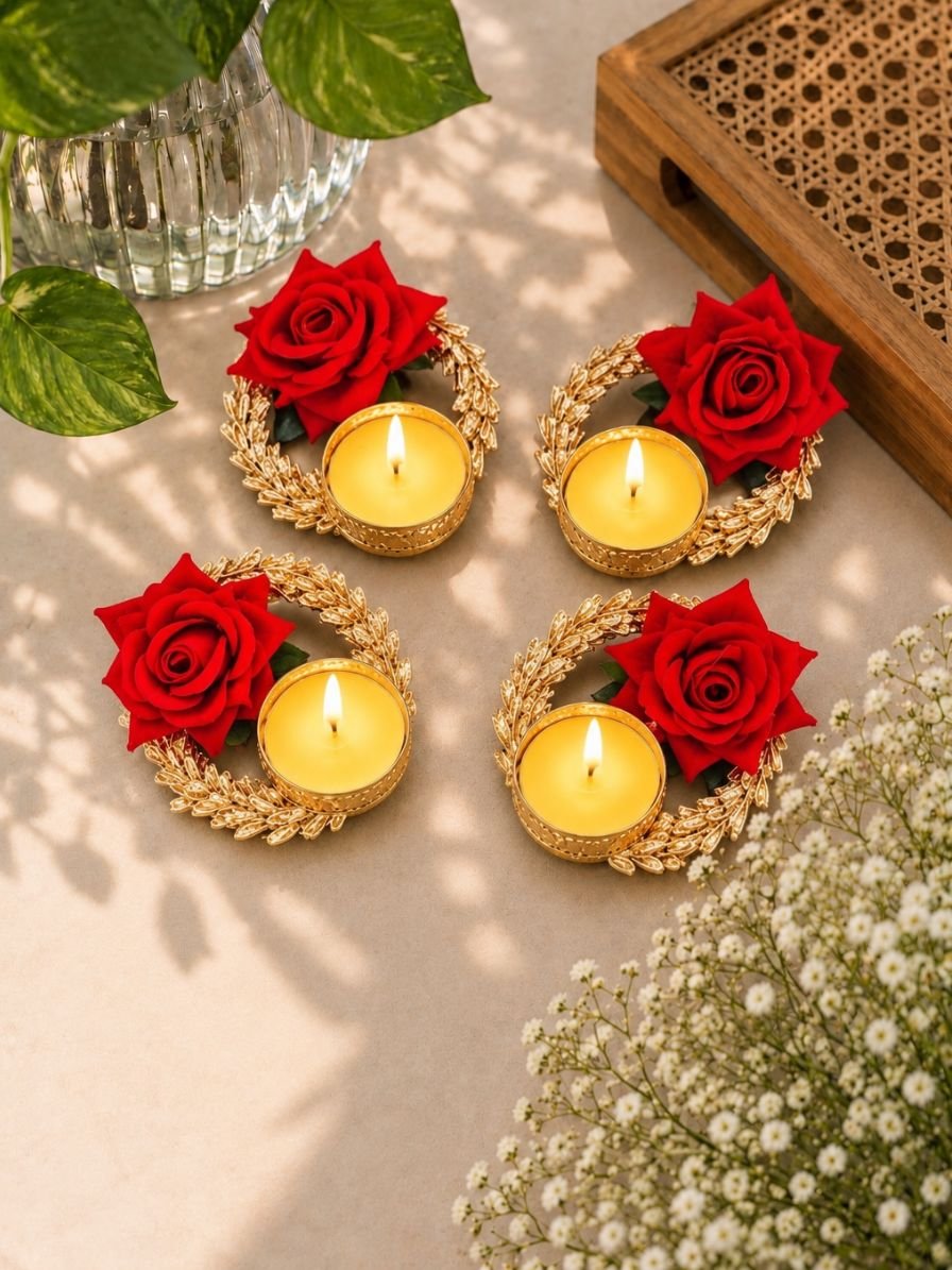 Handmade Embellished Diya