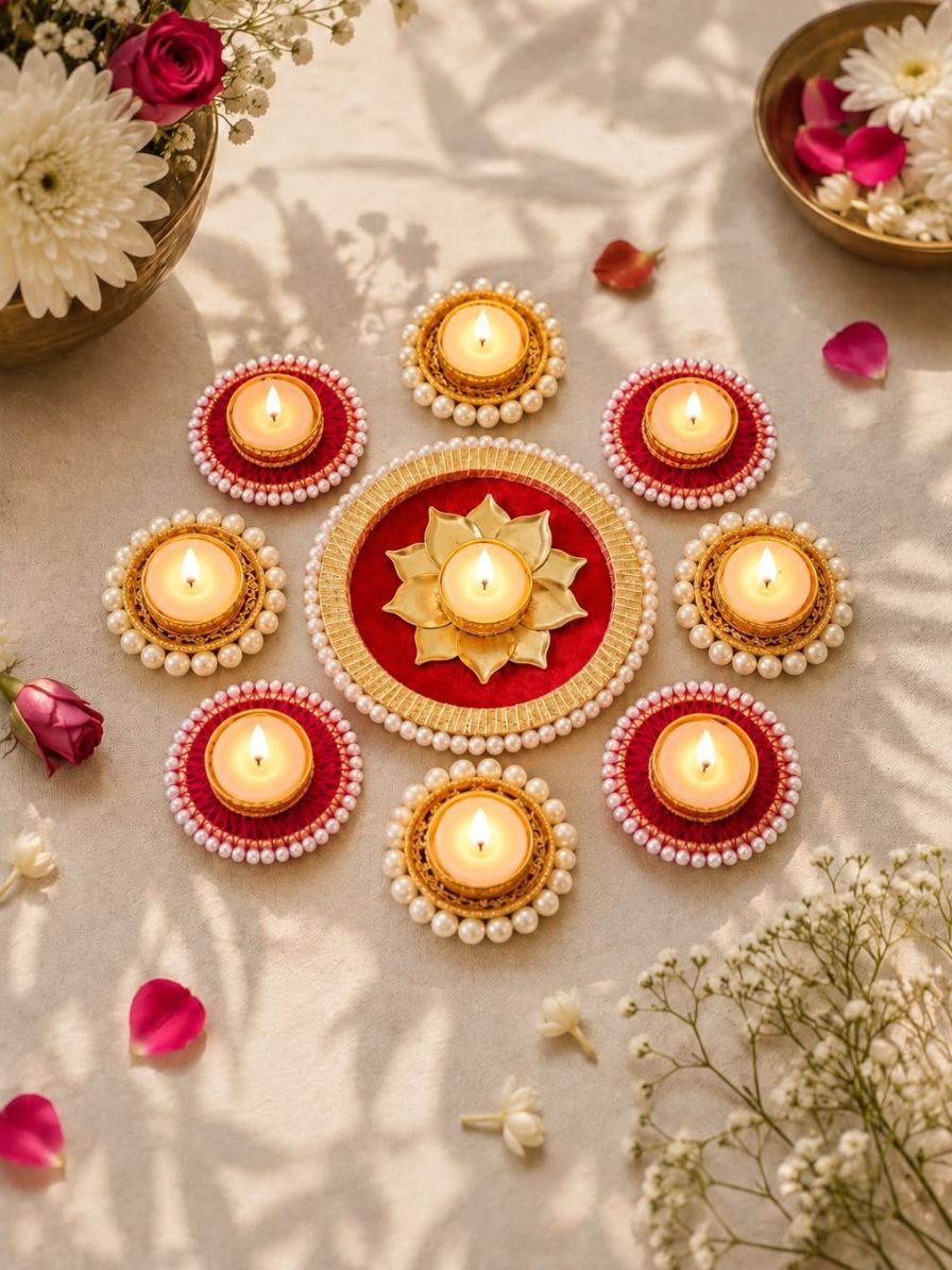 Handmade Rangoli Set