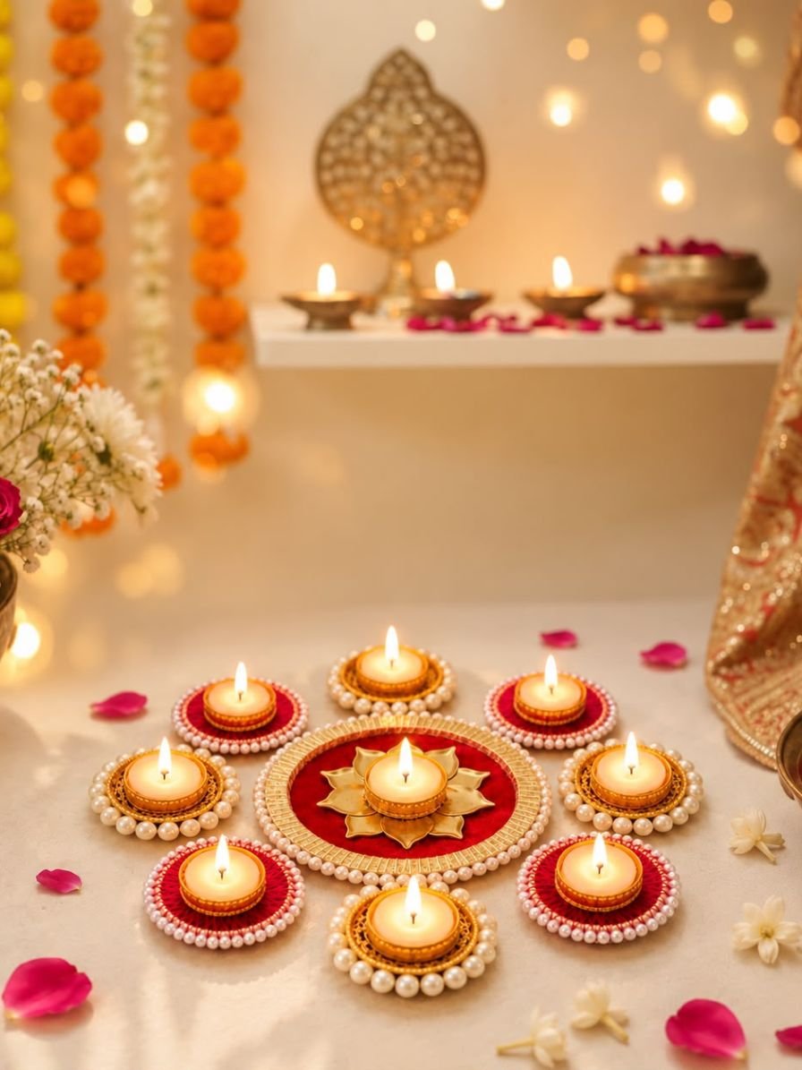 Handmade Rangoli Set