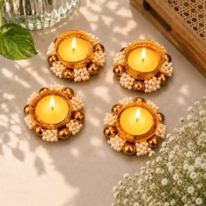 Handmade Embellished Festive Diyas