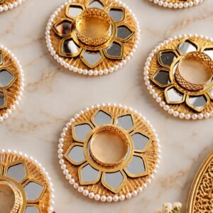 Mirror Lotus Diya