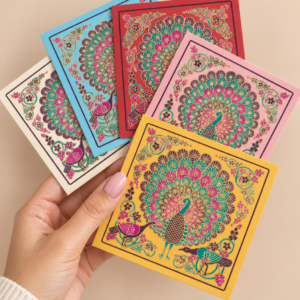 Heritage Notecards & Envelopes - Peacock Garden