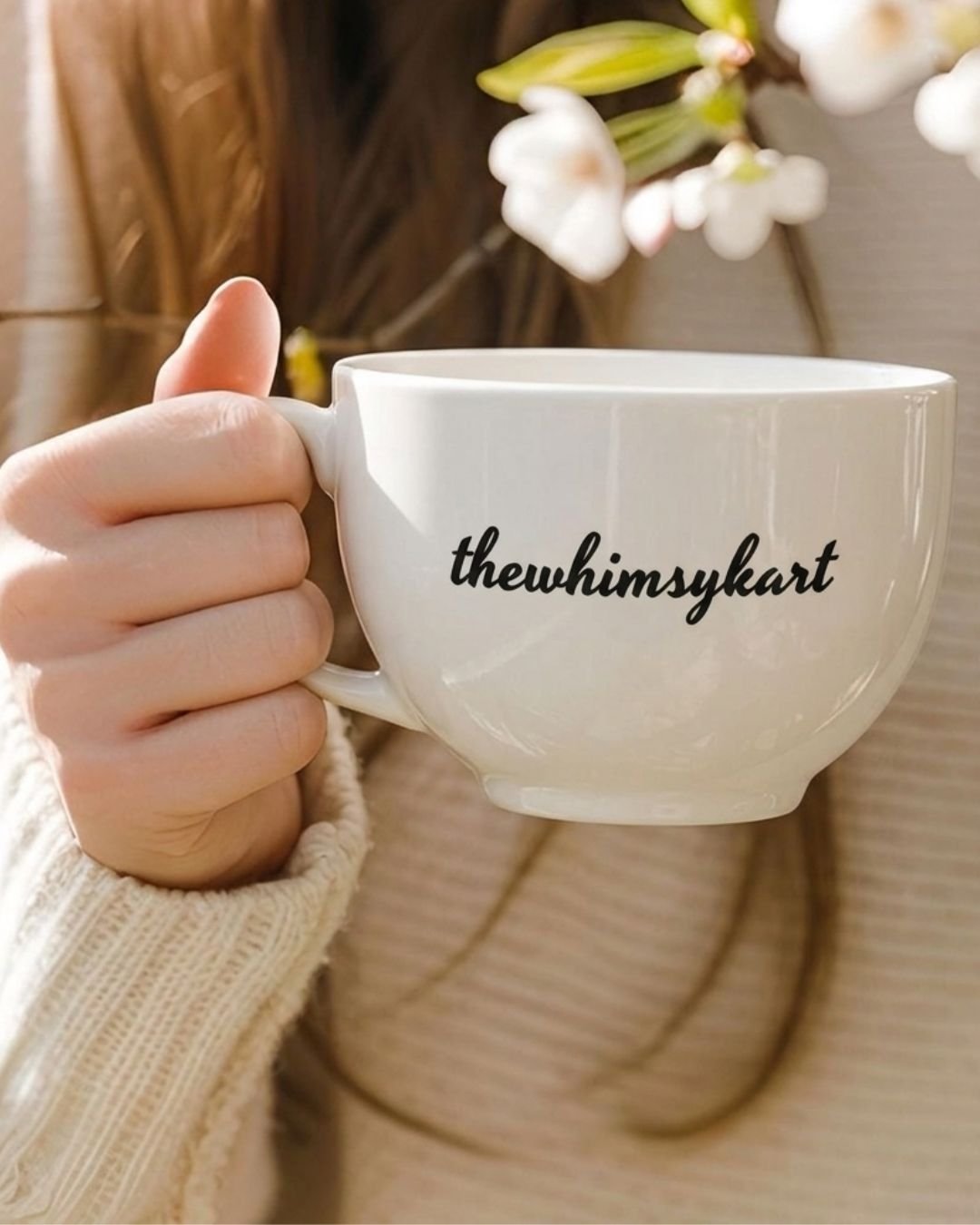 Customised - Signature Brew White Cup | Couple Cup - Set of 2