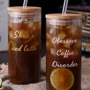 Customised – Signature Coffee Glass | Couple Glass – Set of 2